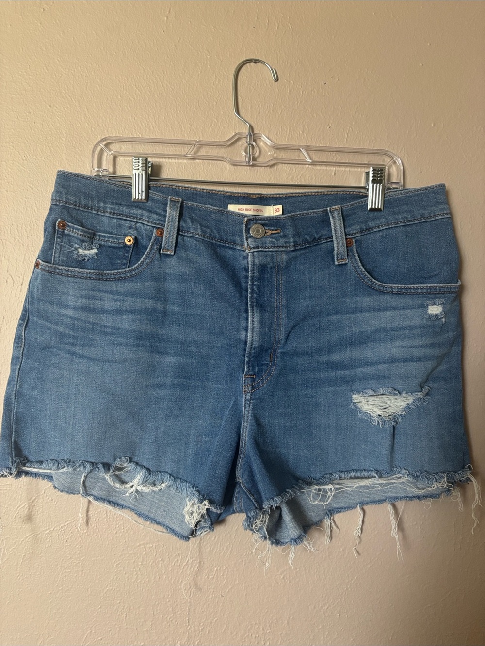 Levi High Rise Shorts